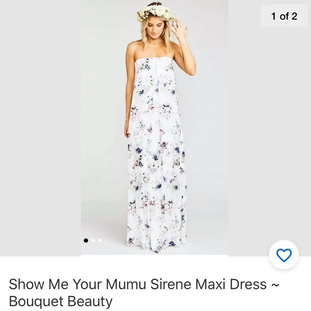 Show Me Your Mumu Sirene Maxi Dress Bouquet Beauty